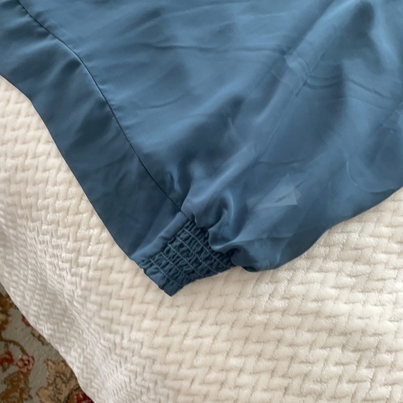 Slate blue maternity blouse - Picture 5 of 8